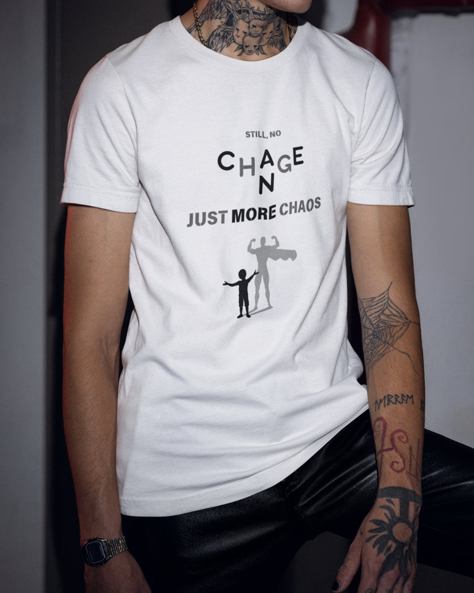 Men’s Premium Pima Cotton T-Shirt | Regular Fit | Round Neck | Short Sleeve | Ultra-Soft & Durable | CHAOS