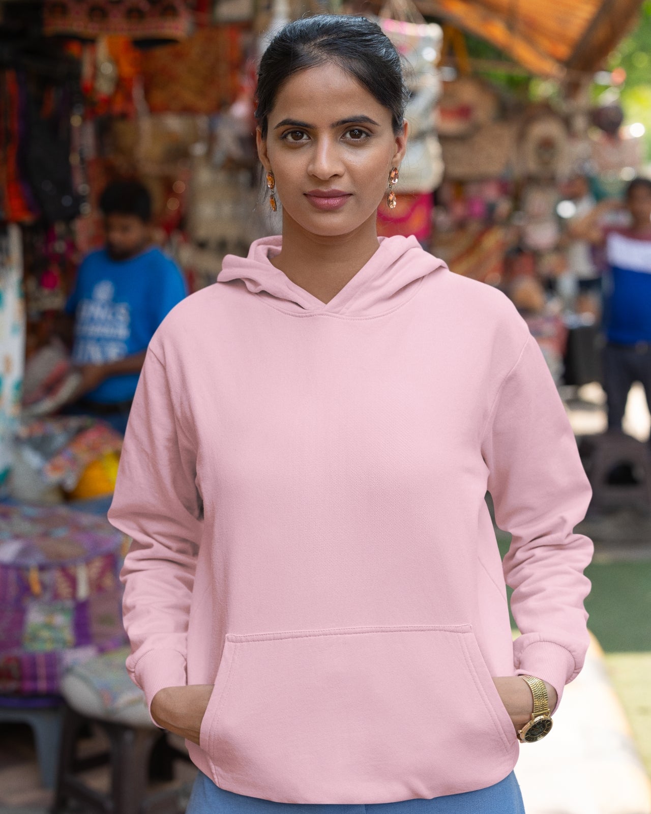 Women’s Hoodie Sweatshirt | Regular Fit | Full Sleeves | PLAIN