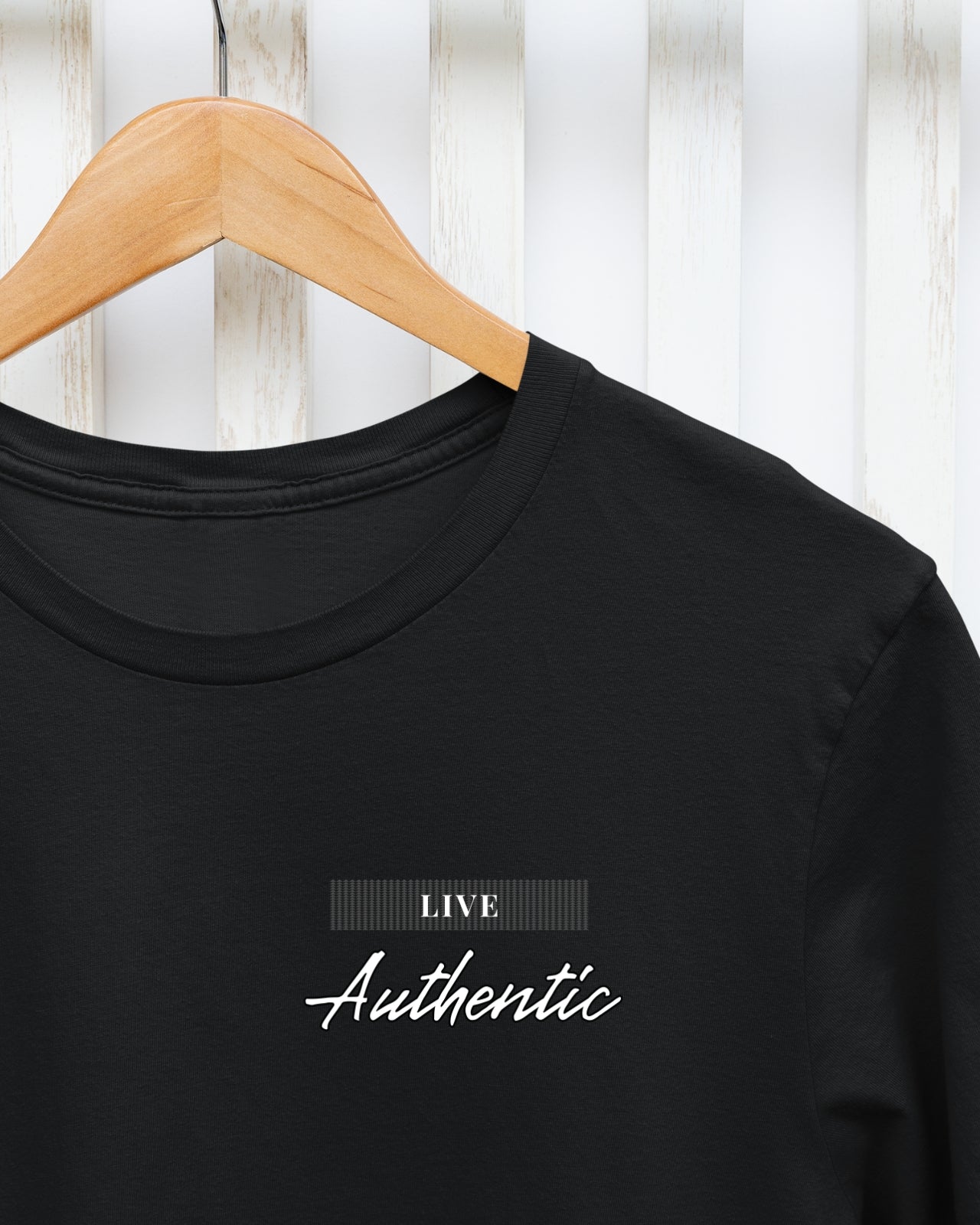 Unisex Premium Pima Cotton T-Shirt | Regular Fit | Round Neck | Short Sleeve | Ultra-Soft & Durable | LIVE AUTHENTIC