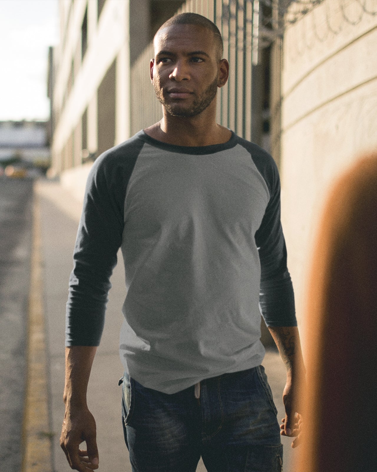 Men’s Raglan TShirt | Regular Fit | Full Sleeve | PLAIN