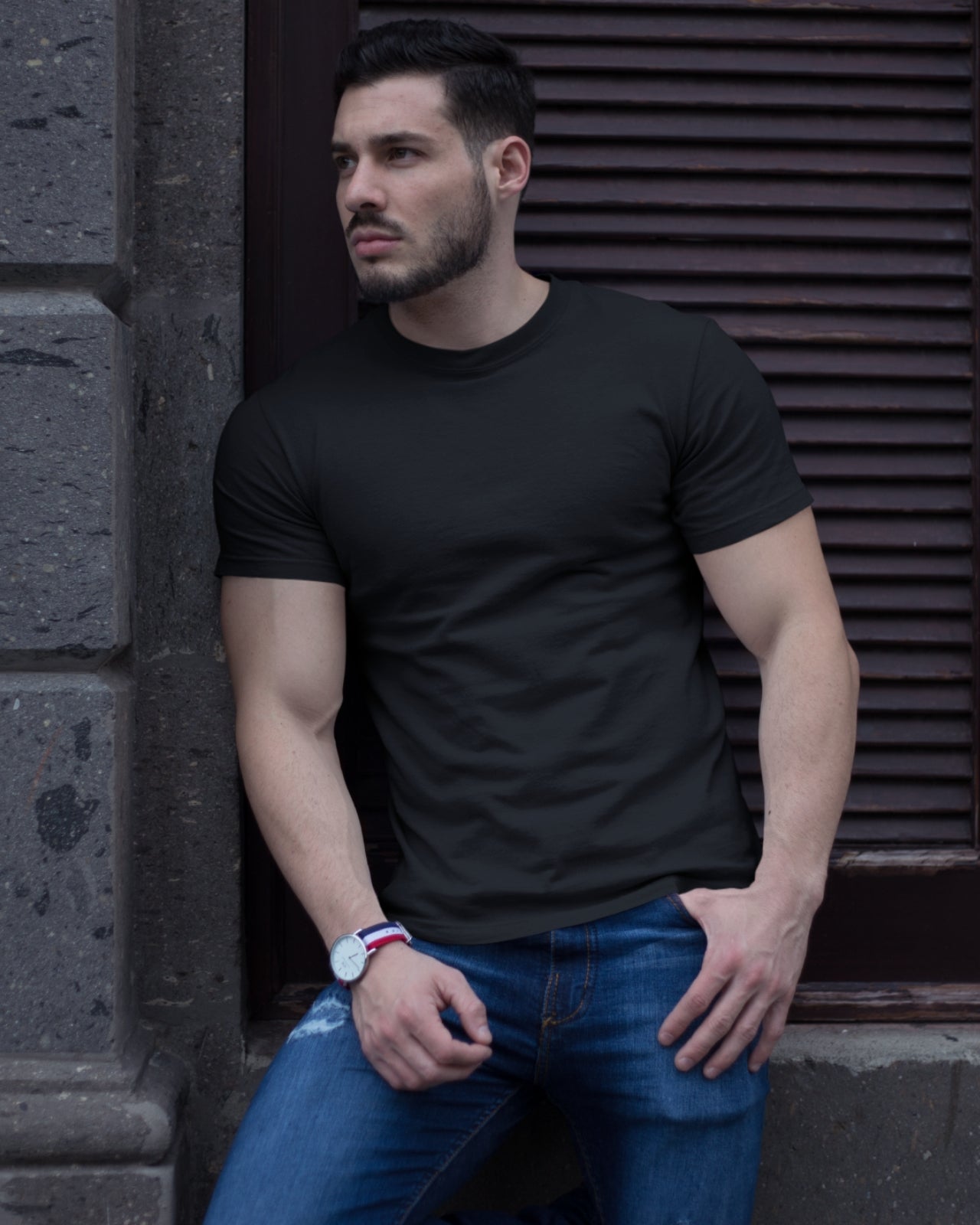 Unisex Stretch T-Shirt | Regular Fit | Round Neck | Short Sleeve | PLAIN