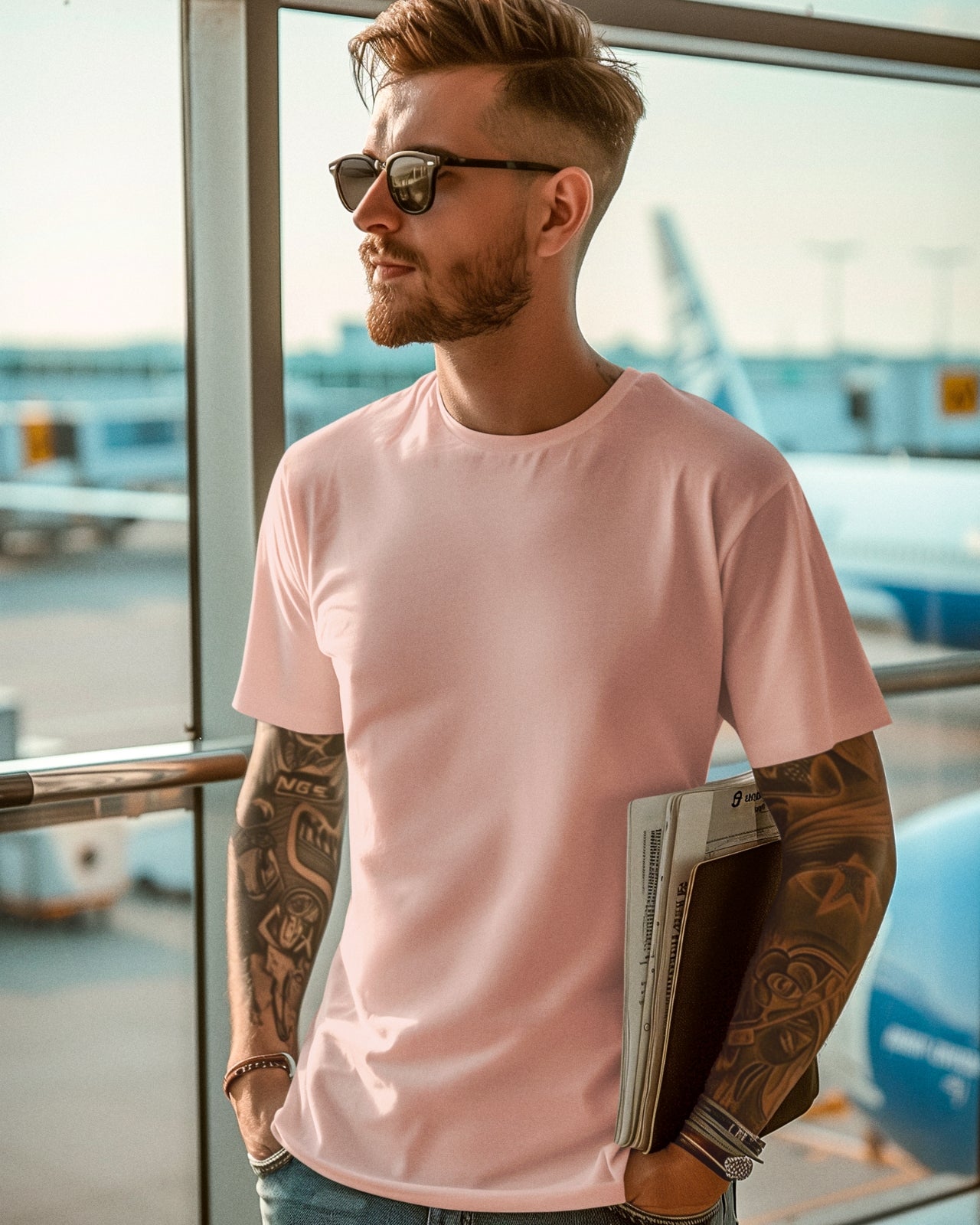 Unisex Cotton T-Shirt | Regular Fit | Round Neck | Short Sleeve | PLAIN