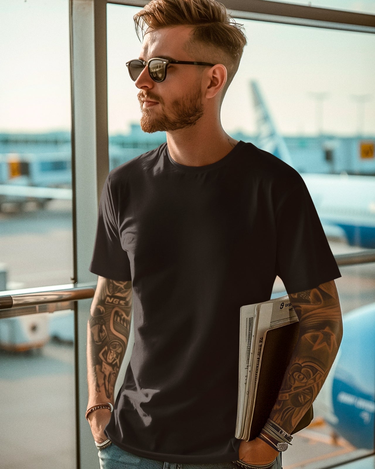 Unisex Cotton T-Shirt | Regular Fit | Round Neck | Short Sleeve | PLAIN