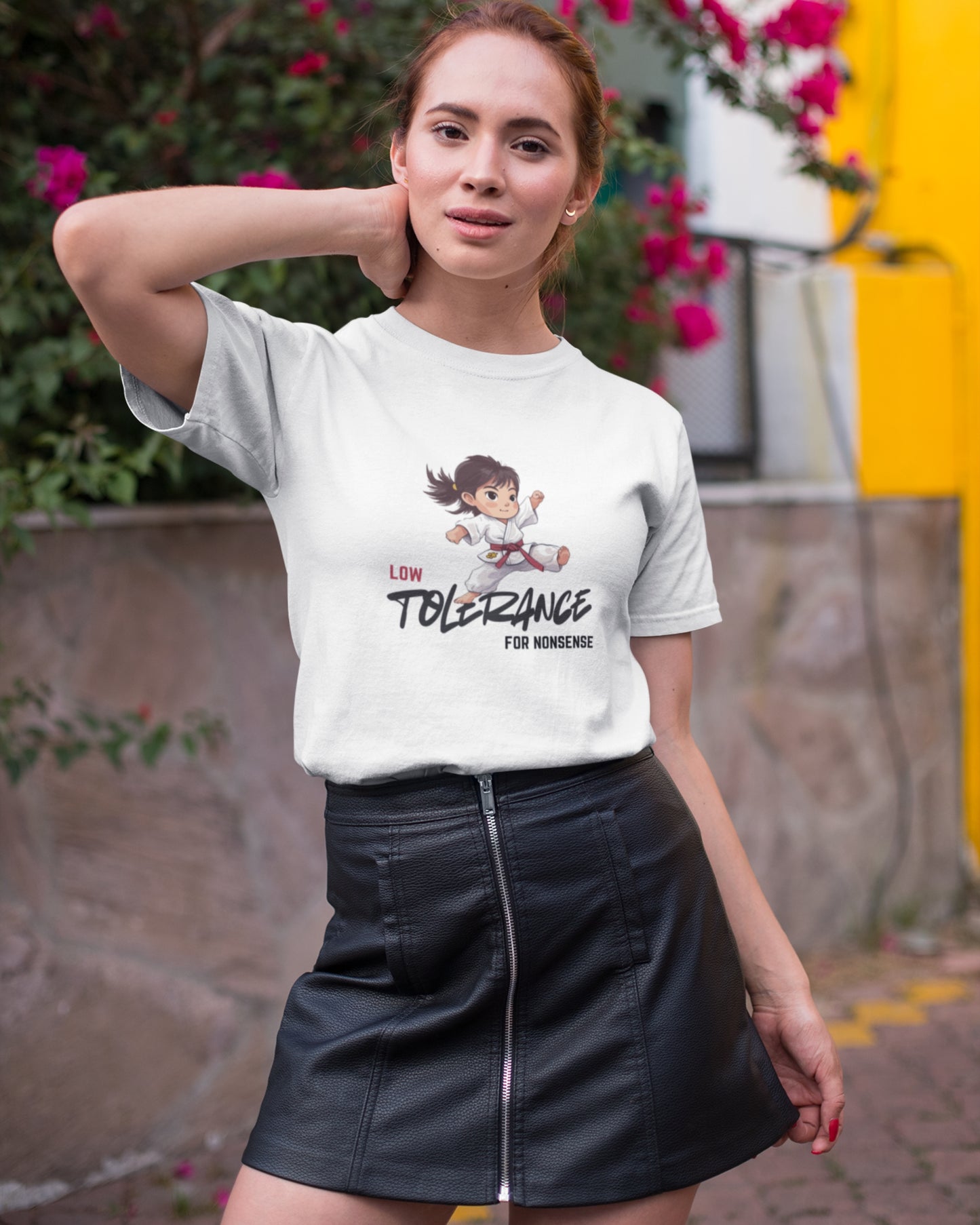 Women’s Premium Pima Cotton T-Shirt | Regular Fit | Round Neck | Short Sleeve | Ultra-Soft & Durable | LOW TOLERANCE