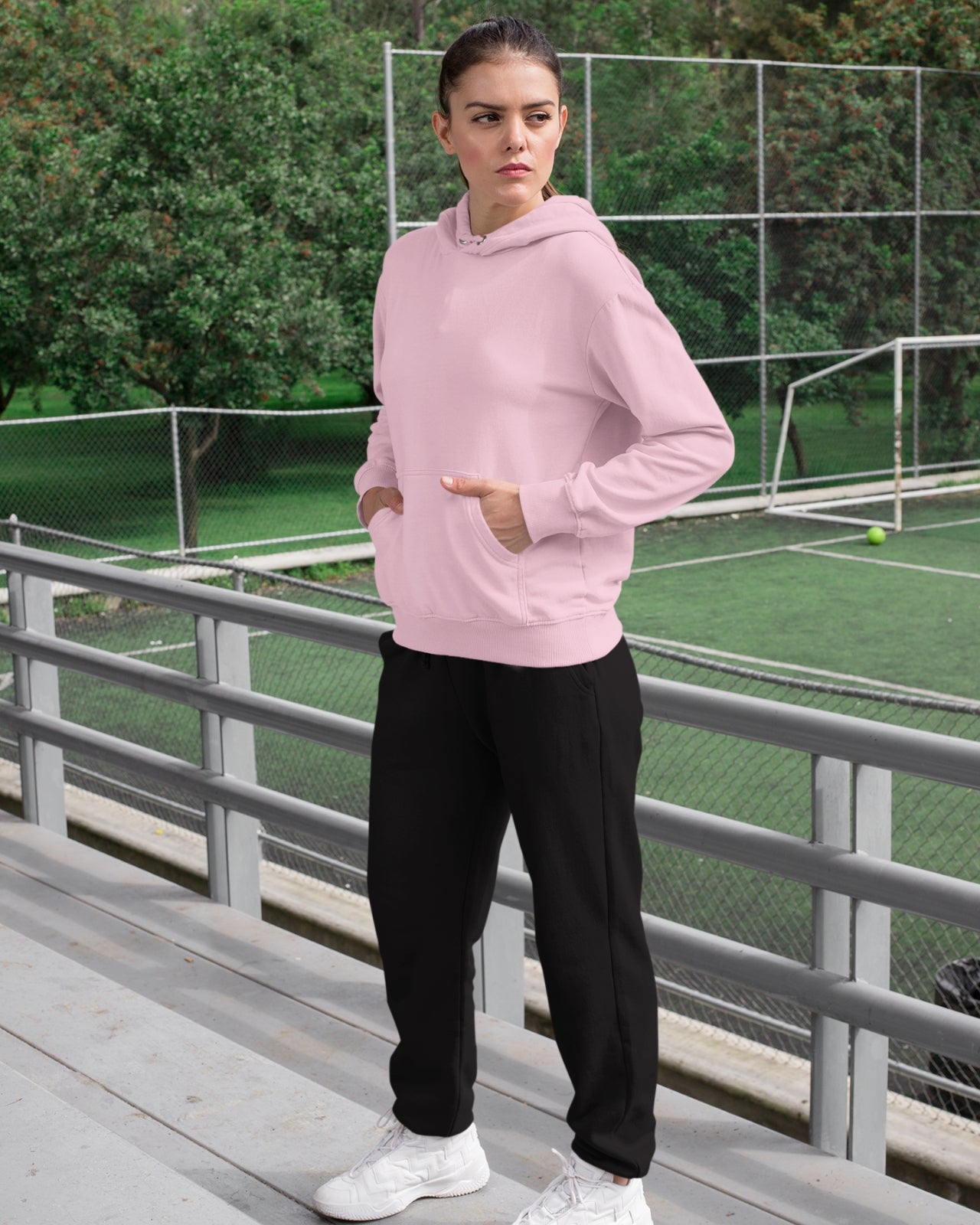 Women’s Hoodie Sweatshirt | Regular Fit | Full Sleeves | PLAIN