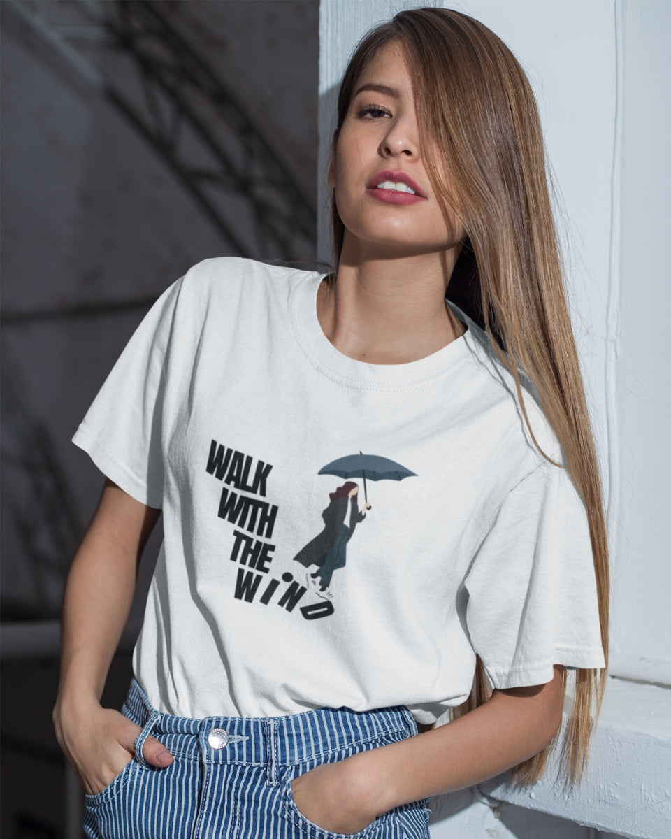 Women’s Premium Pima Cotton T-Shirt | Regular Fit | Round Neck | Short Sleeve | Ultra-Soft & Durable | WALK