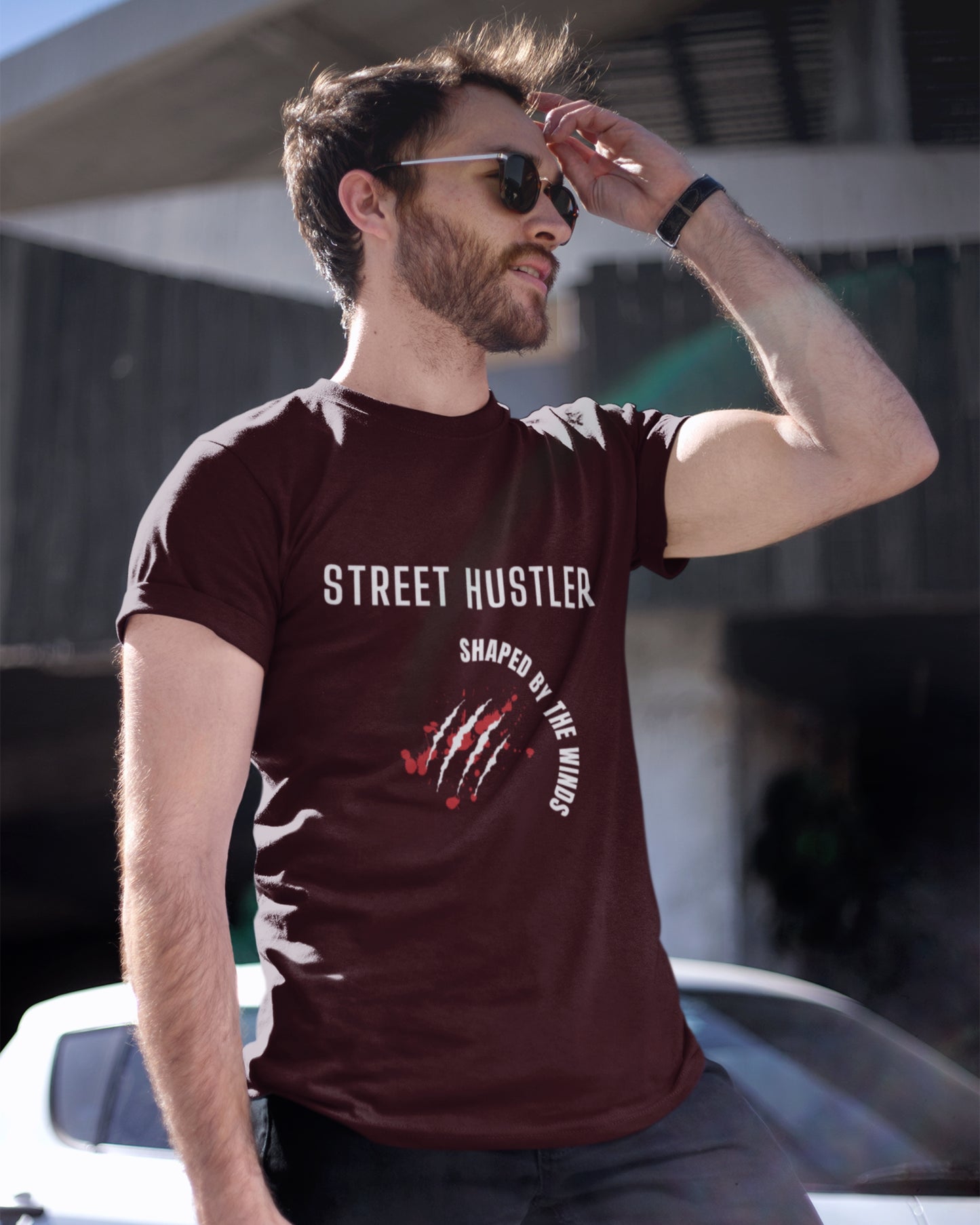 Men’s Premium Pima Cotton T-Shirt | Regular Fit | Round Neck | Short Sleeve | Ultra-Soft & Durable | STREET HUSTLER