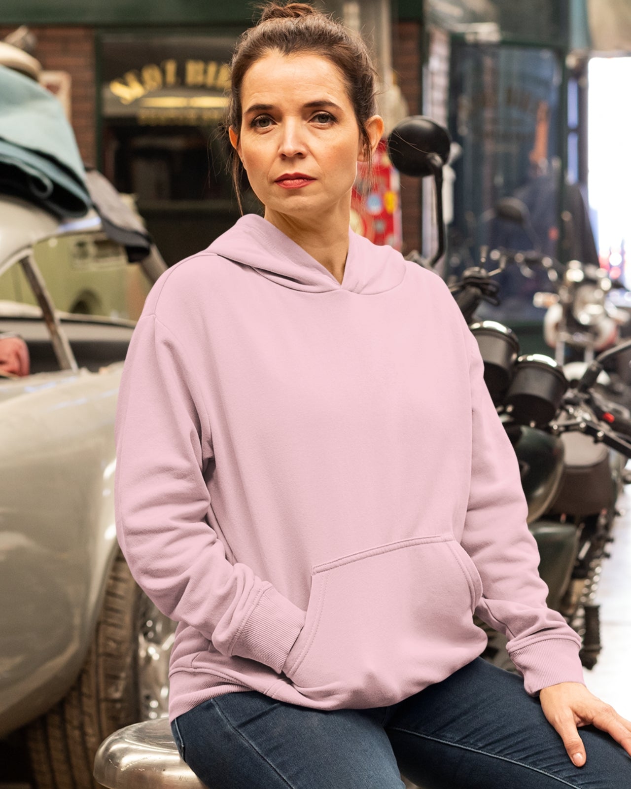 Women’s Hoodie Sweatshirt | Regular Fit | Full Sleeves | PLAIN