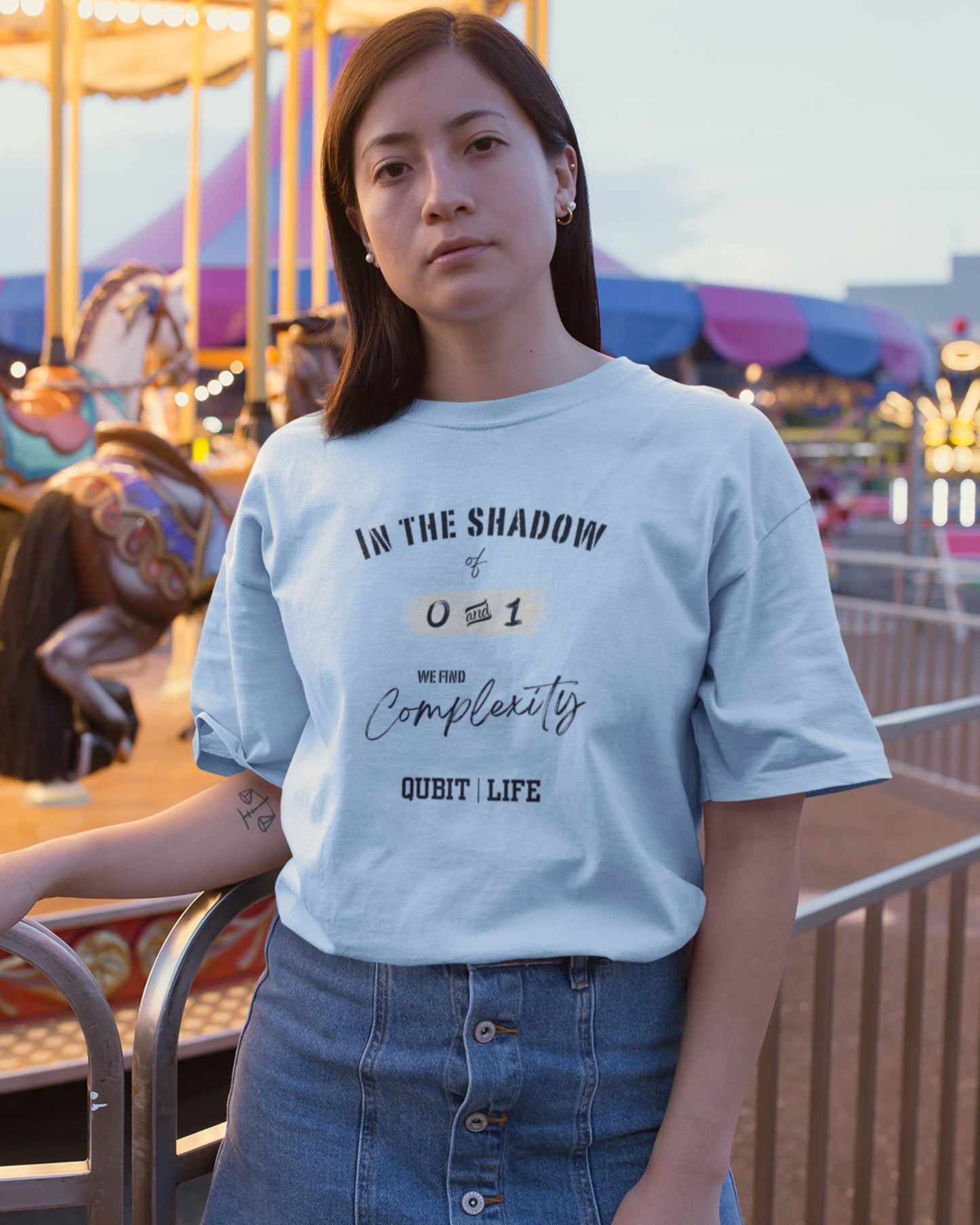 Unisex Premium Terry Cotton T-Shirt | Oversized Fit | Round Neck | Short Sleeve | Luxe Weight, Built Tough | QUBIT LIFE