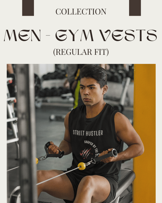 MEN GYM VESTS (REGULAR FIT)