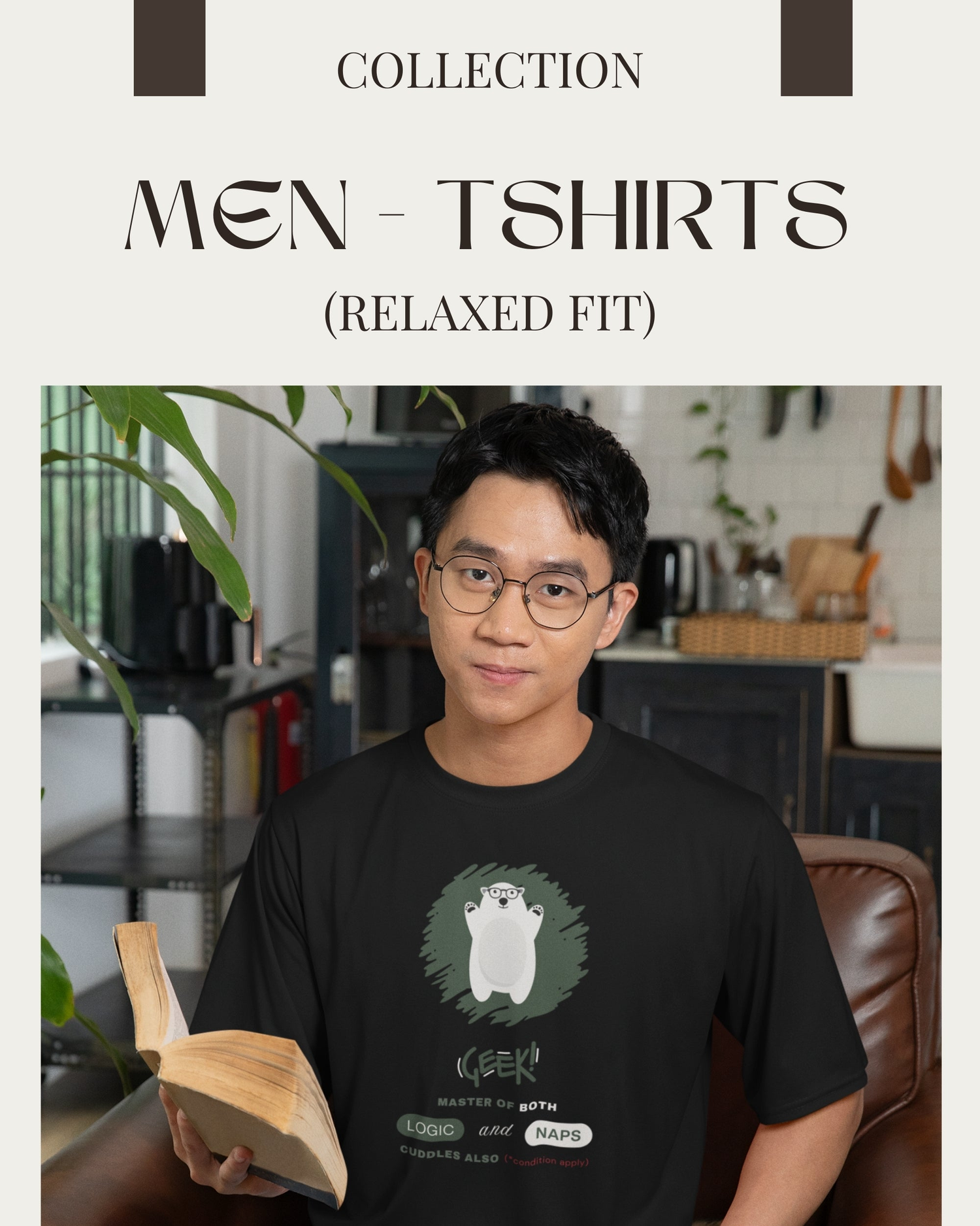 MEN TSHIRTS (RELAXED FIT)