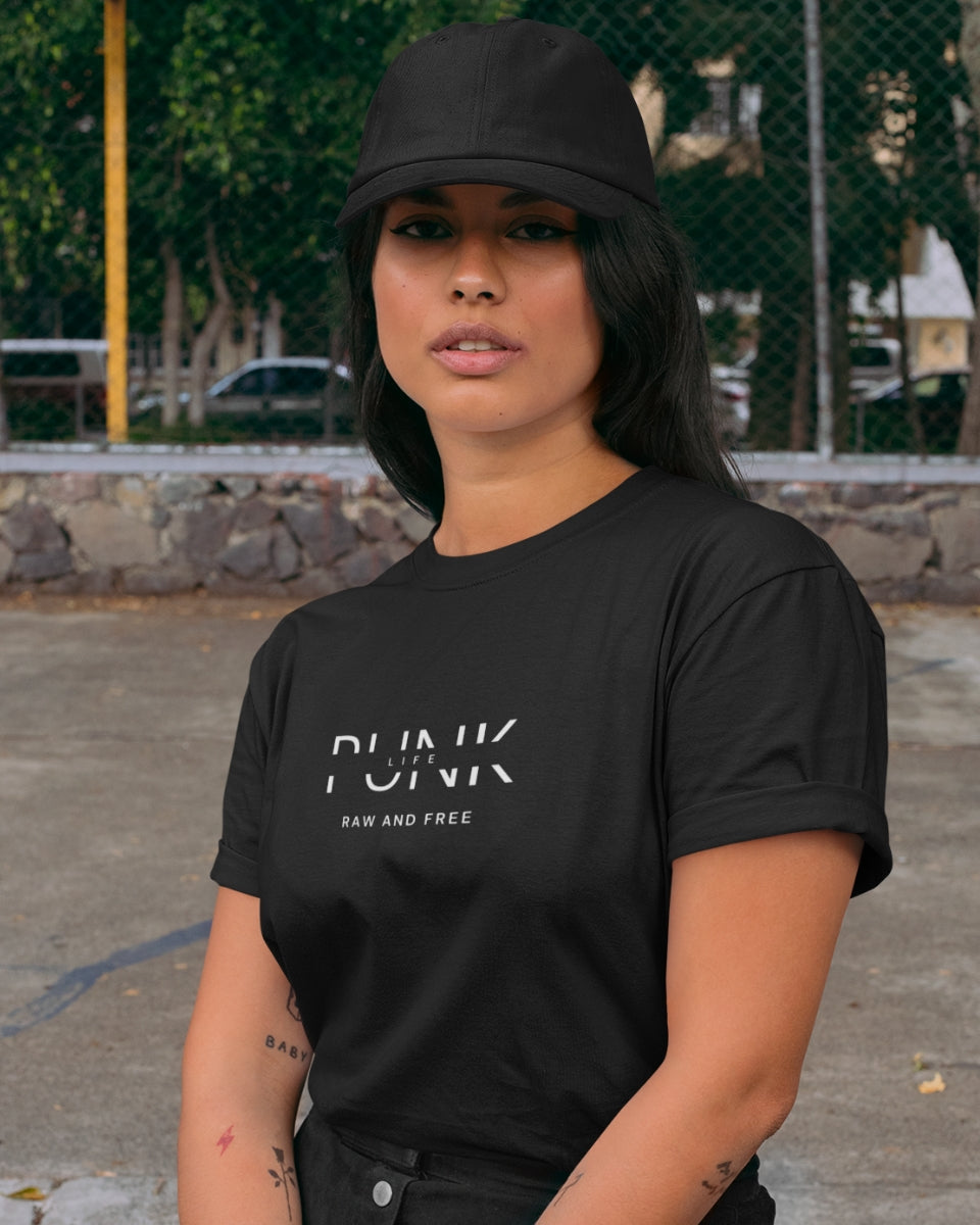 Unisex Premium Pima Cotton T-Shirt | Regular Fit | Round Neck | Short Sleeve | Ultra-Soft & Durable | PUNK LIFE