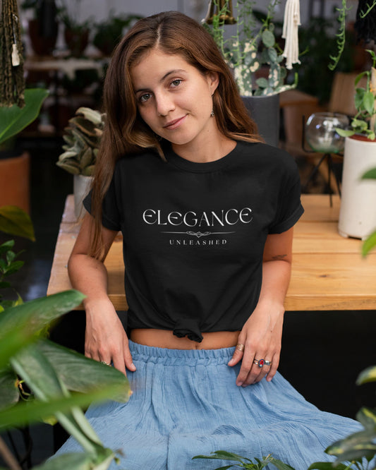 Women’s Premium Supima Cotton T-Shirt | Regular Fit | Round Neck | Short Sleeve | Ultra-Soft & Durable | ELEGANCE UNLEASHED