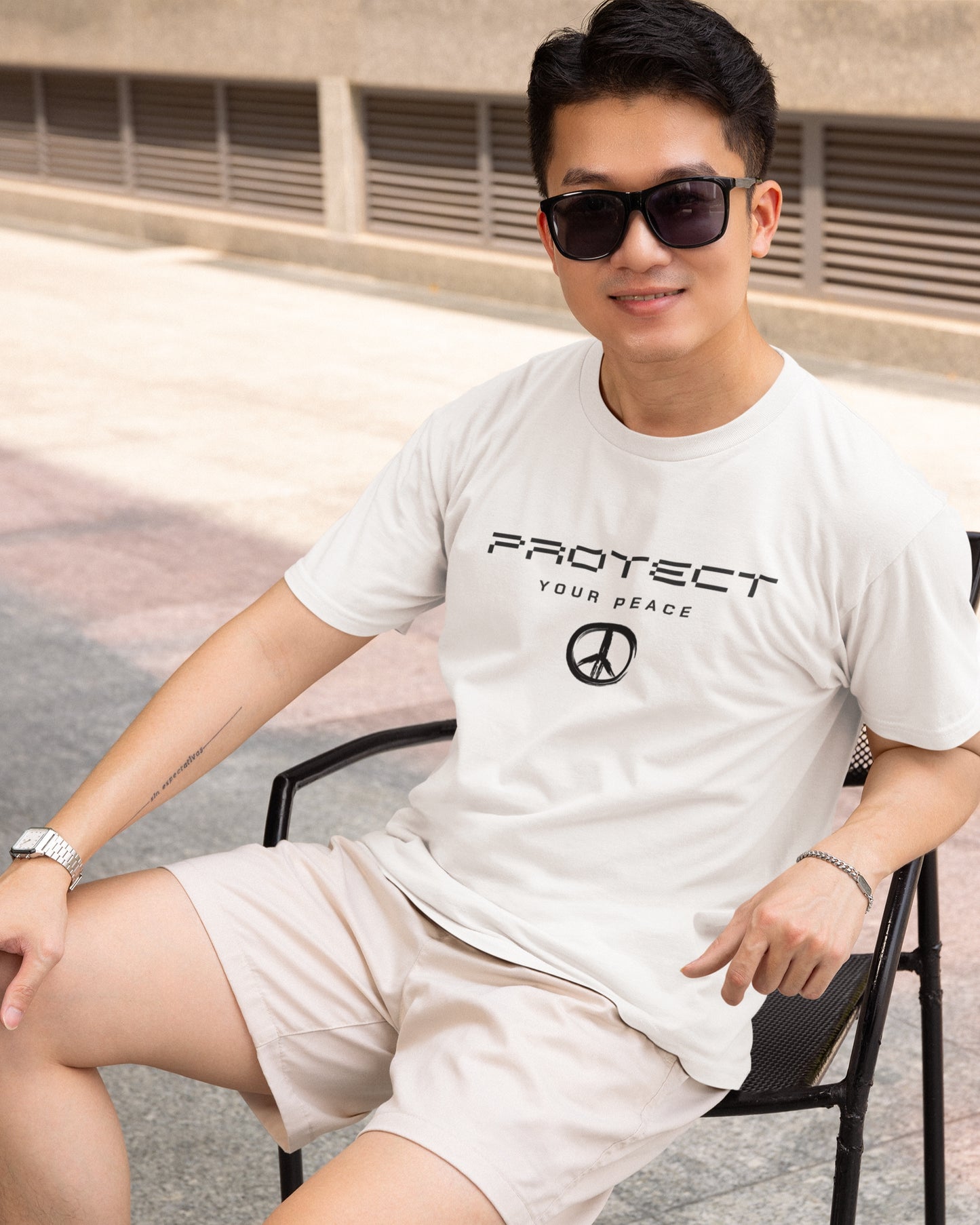 Unisex Premium Pima Cotton T-Shirt | Regular Fit | Round Neck | Short Sleeve | Ultra-Soft & Durable | PEACE