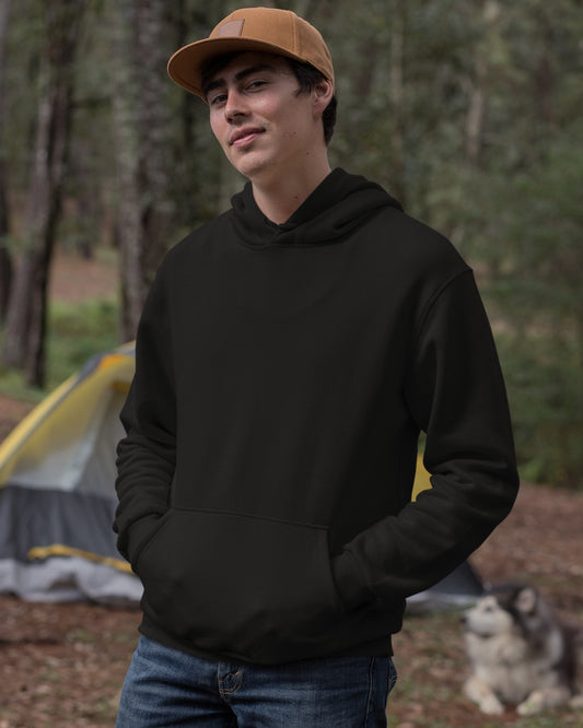 Unisex Hoodie Sweatshirt | Regular Fit | Full Sleeve | PLAIN