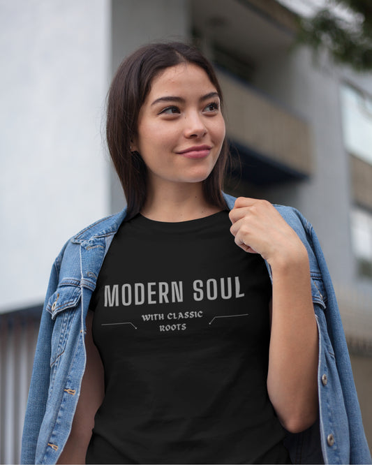 Unisex Premium Supima Cotton T-Shirt | Regular Fit | Round Neck | Short Sleeve | Ultra-Soft & Durable | MODERN SOUL