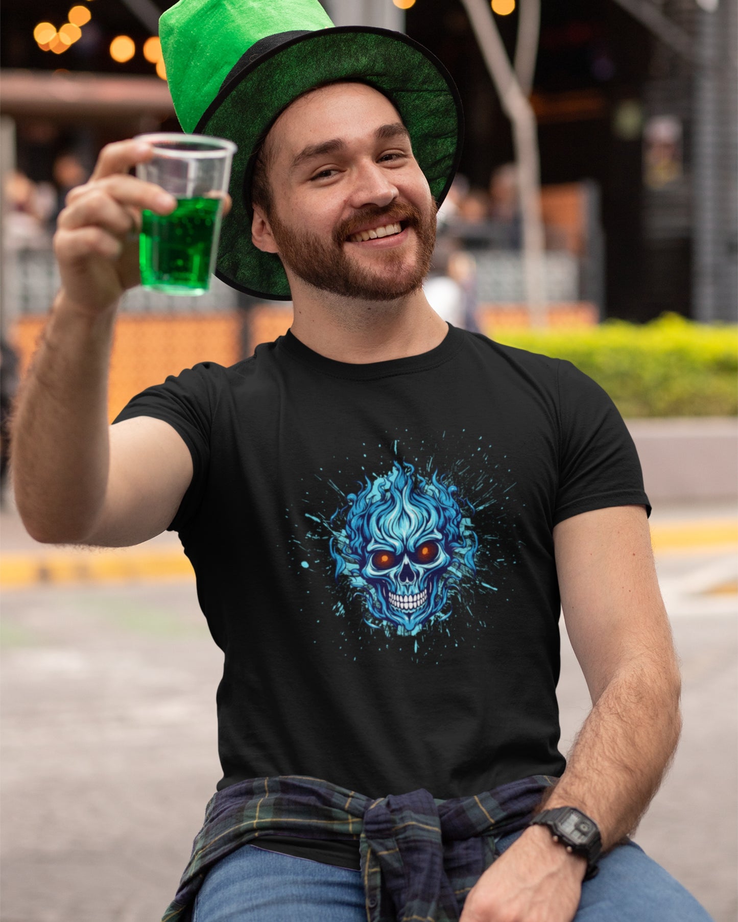 Men’s Premium Pima Cotton T-Shirt | Regular Fit | Round Neck | Short Sleeve | Ultra-Soft & Durable | SKULL