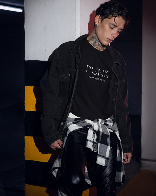 Unisex Premium Pima Cotton T-Shirt | Regular Fit | Round Neck | Short Sleeve | Ultra-Soft & Durable | PUNK LIFE