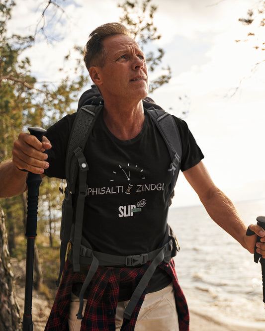 Unisex Premium Pima Cotton T-Shirt | Regular Fit | Round Neck | Short Sleeve | Ultra-Soft & Durable | PHISALTI-ZINDGI