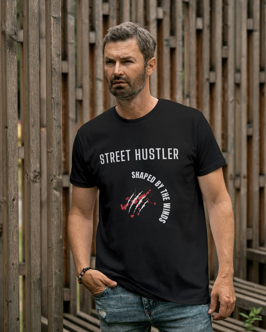 Men’s Premium Supima Cotton T-Shirt | Regular Fit | Round Neck | Short Sleeve | Ultra-Soft & Durable | STREET HUSTLER