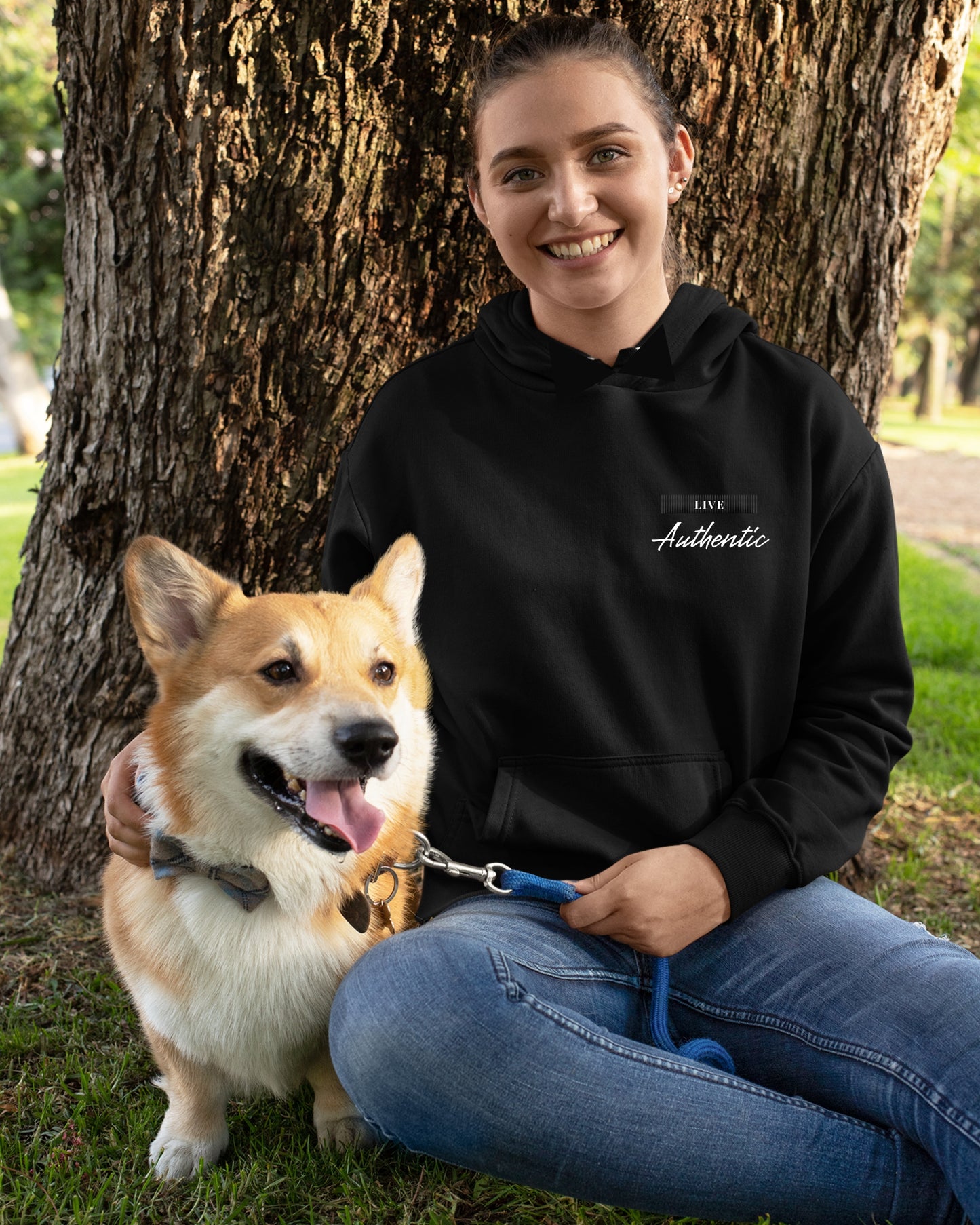 Unisex Hoodie Sweatshirt | Oversized Fit | Long Sleeve | LIVE AUTHENTIC