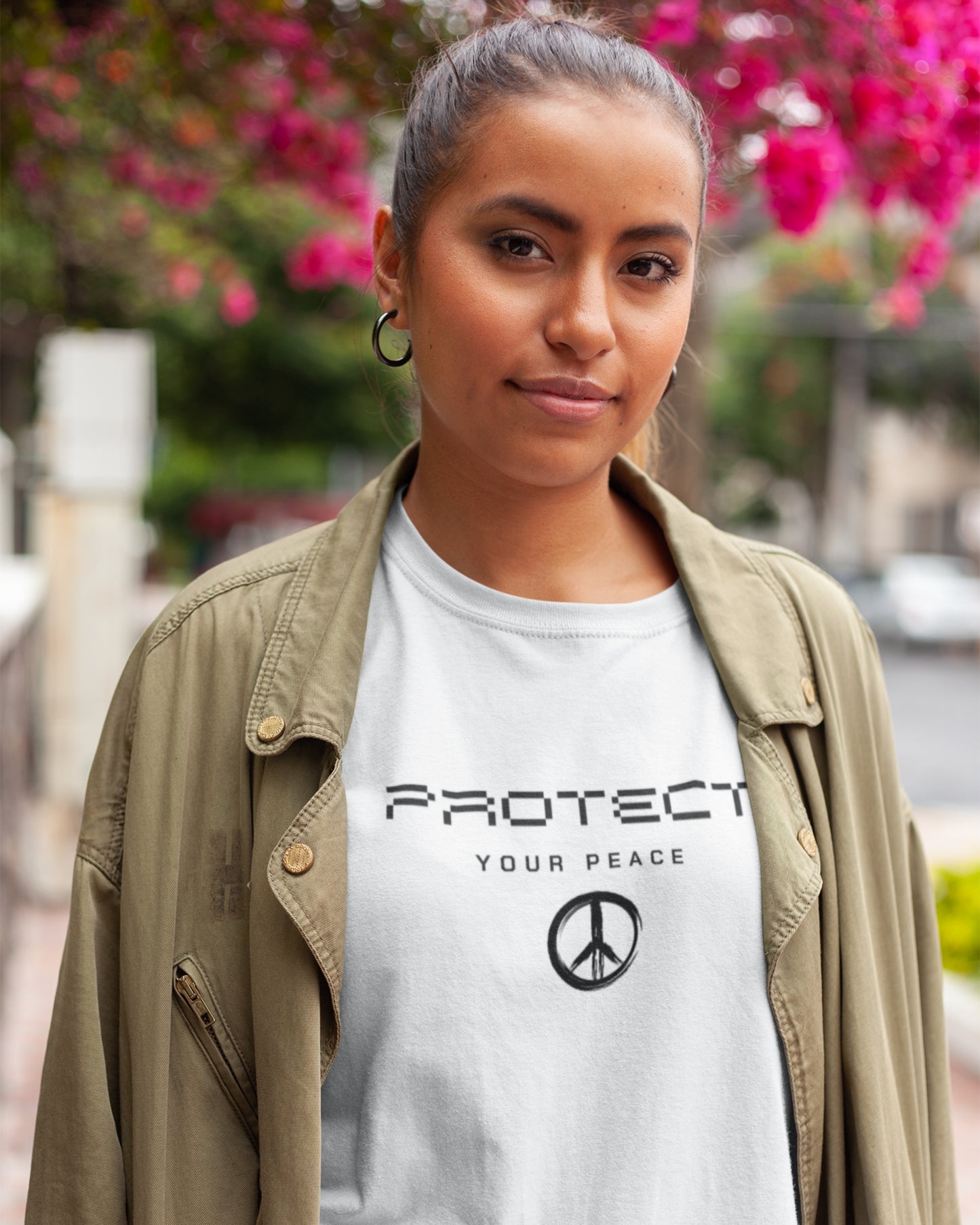 Unisex Premium Pima Cotton T-Shirt | Regular Fit | Round Neck | Short Sleeve | Ultra-Soft & Durable | PEACE