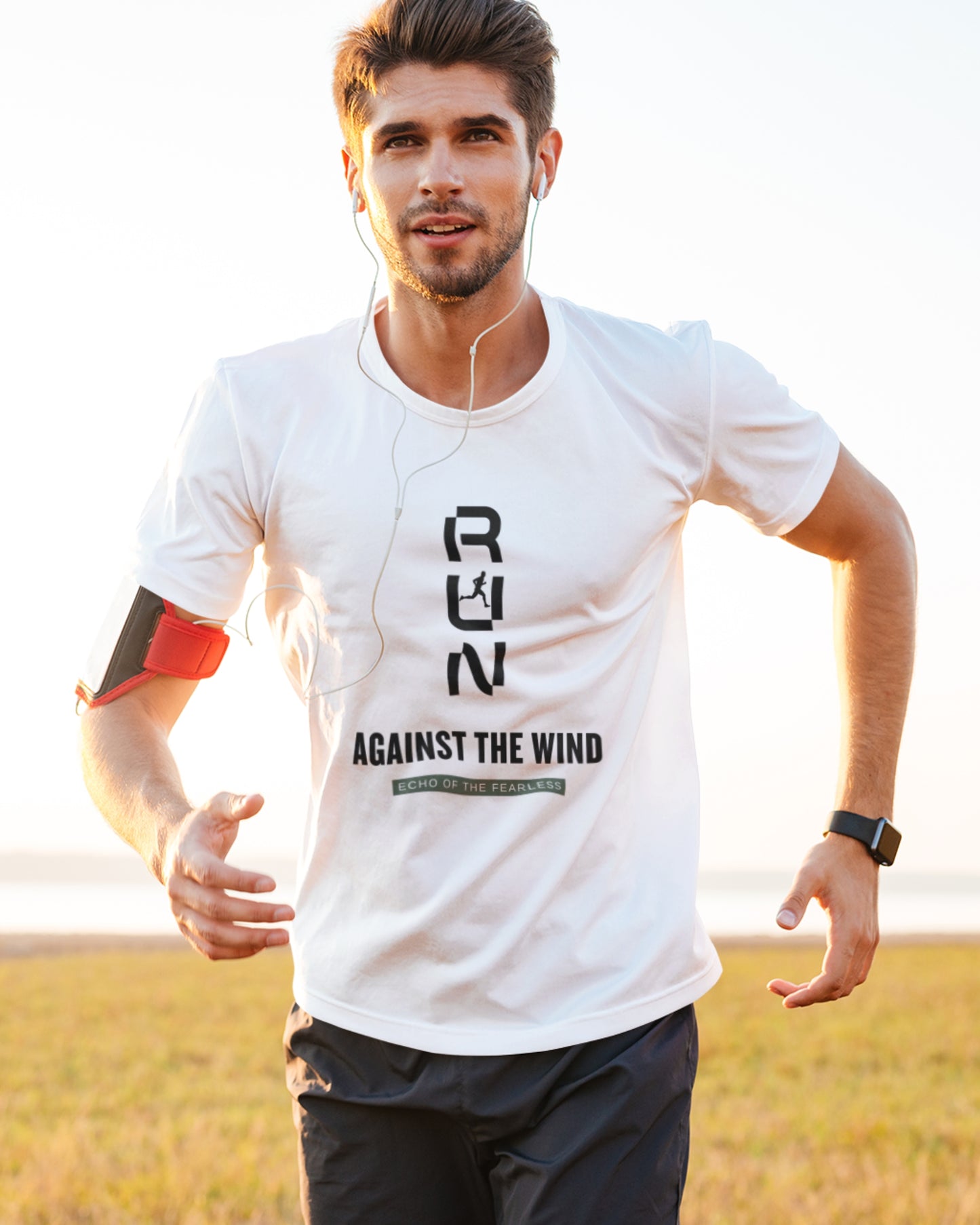 Unisex Premium Pima Cotton T-Shirt | Regular Fit | Round Neck | Short Sleeve | Ultra-Soft & Durable | RUN