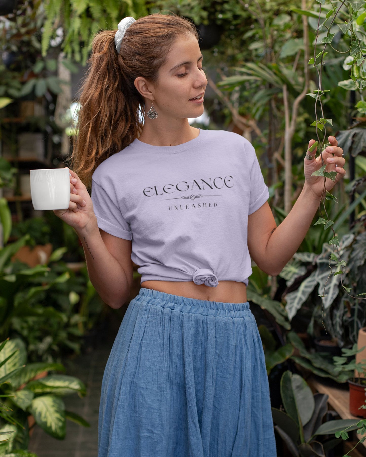 Women’s Premium Supima Cotton T-Shirt | Regular Fit | Round Neck | Short Sleeve | Ultra-Soft & Durable | ELEGANCE UNLEASHED