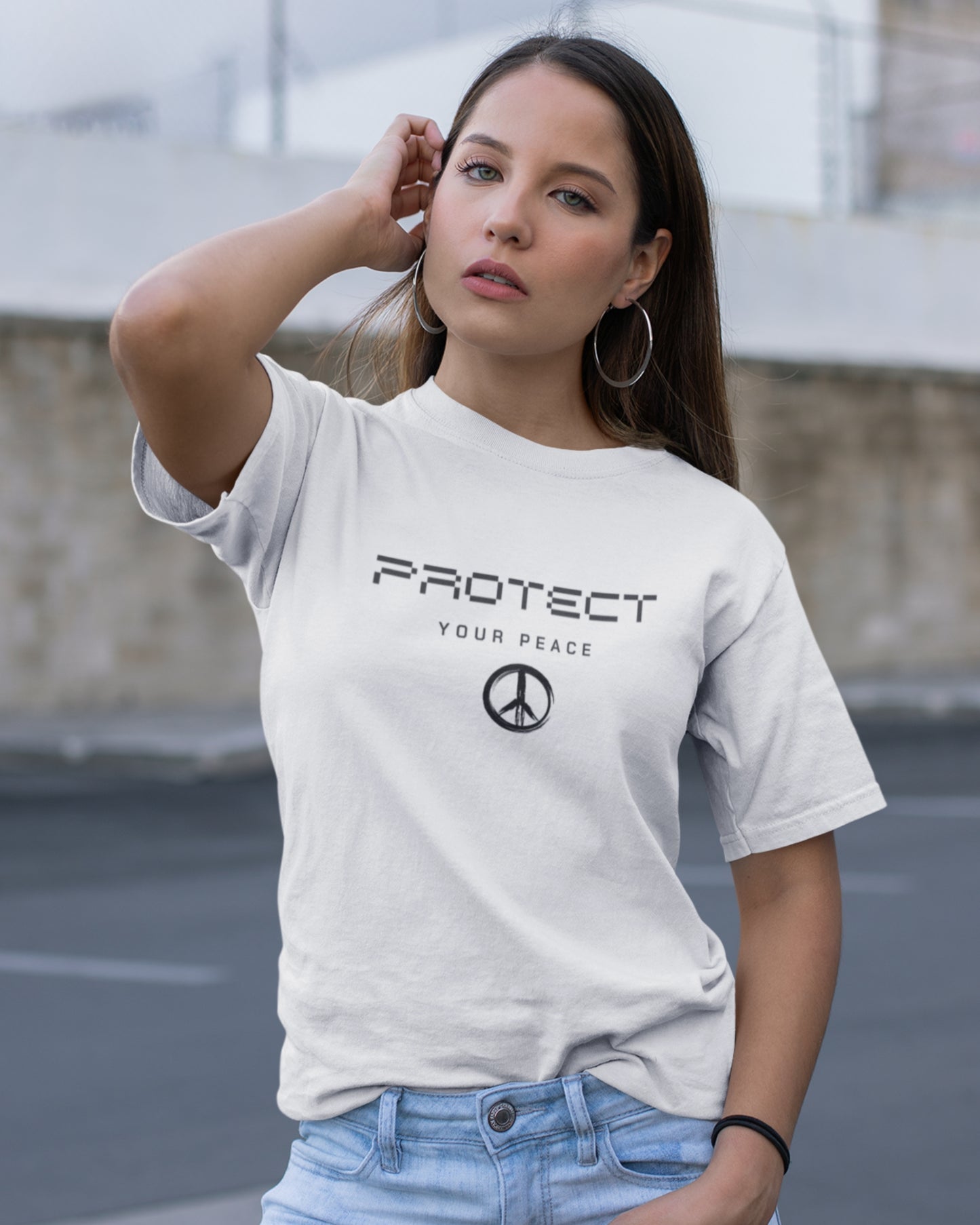 Unisex Premium Pima Cotton T-Shirt | Regular Fit | Round Neck | Short Sleeve | Ultra-Soft & Durable | PEACE
