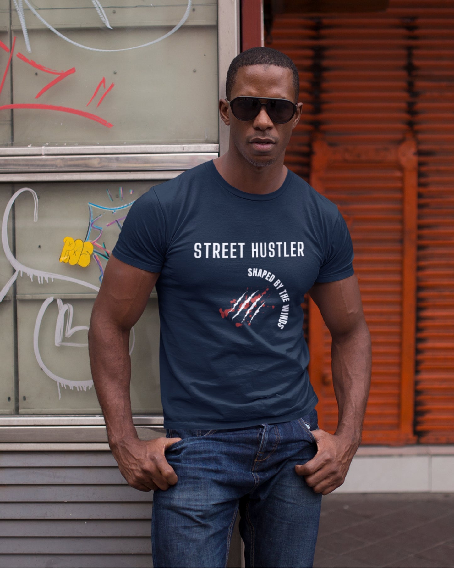 Men’s Premium Supima Cotton T-Shirt | Regular Fit | Round Neck | Short Sleeve | Ultra-Soft & Durable | STREET HUSTLER