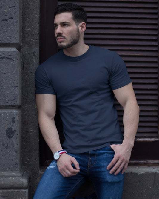 Unisex Stretch T-Shirt | Regular Fit | Round Neck | Short Sleeve | PLAIN